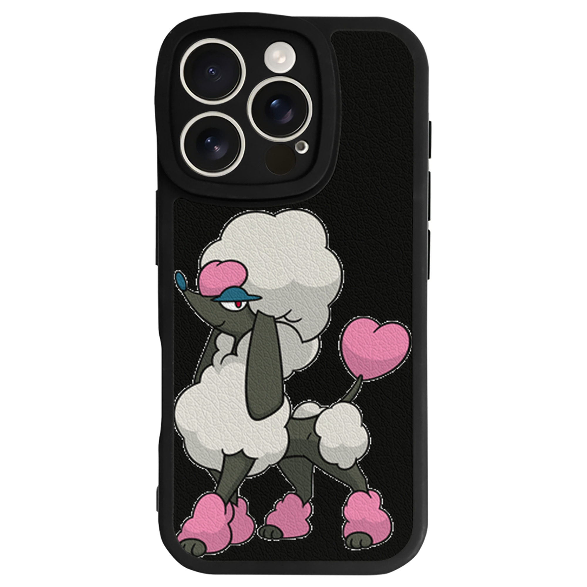 （画像用） ポケットモンスター Pokémon 【iPhone 16シリーズ対応】シリコンスマホケース（レザー調） 材質：シリコン